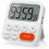 Digital Kitchen Timer, Magnetic, Egg Timer, Short-term Alarm Clock, Large LED 1