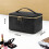 Make-uptas zwart, draagbare cosmetica-organizer met grote capaciteit 5