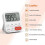 Digital Kitchen Timer, Magnetic, Egg Timer, Short-term Alarm Clock, Large LED 2