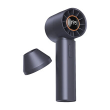 (1) Hot New High Speed Folding Refrigeration Fan, Digital Display Mini Portable USB Charging Fan, High Wind Power Handheld Fan