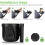 Cup holder, 2-pack roll-top cup holder with mesh pocket and drawstring closure 5