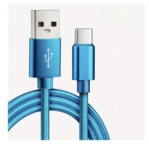 Καλώδιο φορτιστή τηλεφώνου δεδομένων USB-A σε USB-C, 80W, με γρήγορη φόρτιση, πλεγμένο