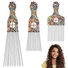 Comb Metal Different Lengths Comb Hair Styling Comb Comb Curling Comb for