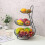 Three-layer Wrought Iron Fruit Basket Living Room Dried Fruit Fruit Plate Home Disassembly Creative Multi-layer Fruit Basket 1