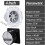 Ventilador de exaustão WSYW de 4 polegadas, 70 CFM, montado na parede, 110 V, para cozinhas, banheiros e lavanderias; compatível com garagens, 2