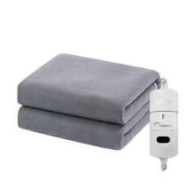 (120X150cm, Gray) Electric Blanket 220V Thick Automatic Thermostat Body Warmer Mattress