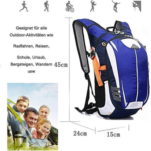18L Bicycle Backpack. Outdoor Backpack. Multifunctional Hiking Backpack. 1