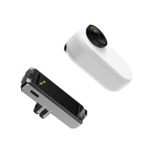 Gléas Scaoilte Tapa Maighnéadach le haghaidh Insta360Go3GO3S, Lúibín Bonn Seasamh Duga In-athluchtaithe, Comhoiriúnach le Go3Accessories