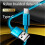 Καλώδιο φορτιστή τηλεφώνου δεδομένων USB-A σε USB-C, 80W, με γρήγορη φόρτιση, πλεγμένο 3