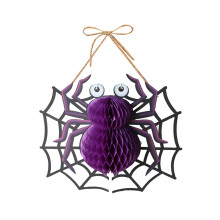 Décorations en nid d'abeille pour fête, idéales pour Pâques et les anniversaires, centres de table suspendus en forme de chauve-souris et de