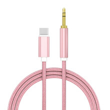 USB Type-C naar 3,5 mm AUX-audiokabel, headset-luidsprekeradapter, auto-AUX-kabel, kabel en oplader