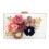 2X Borsetta da Sera Floreale da Donna con Pochette da Sera, Bianca 2