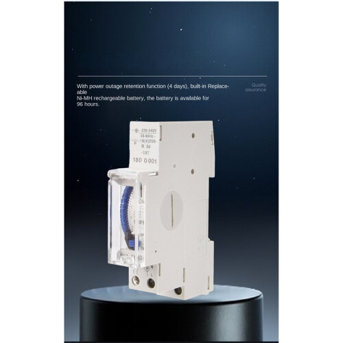 Timer for  24Hours Relay Electrical Programmable 110V220V 16A Rail Mechanical Pump Motor Transparent Oxygenerator 1