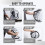 Large Portable Darkroom Tent Foldable Film Changing Loading Bag for 8X10 Camera Negative Developing Equipment 6