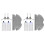 4X for  Robot Vacuum E5 / C108 Filter Robot Vacuum Cleaner Accessories 1