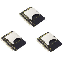 3X IDE Adapter to 2.5 IDE 44 Pin Adapter Card 44Pin Male Converter SDHC/SDXC/MMC Memory Card Converter