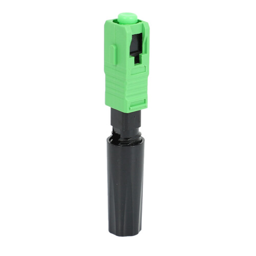 40Pcs Ftth Embedded Quick Connector SC/APC Green Plastic Fiber Optic Connector 2