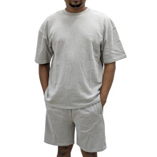 (PnB Grey, M) Zara Mens Outfit 2 Piece Set Summer Casual Set