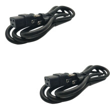 2X US Nema 5-15P to C19 AC Power Extension Cable Cord Nema 5-15P to IEC 320 C19 Power Cord(US Plug,1M)