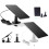 Solar Panel Charger for Security Camera 10W Waterproof 2