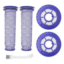 2 Pack HEPA Post Filters & 2 Pack Pre Filters Replacement for DC65 DC66 DC41 UP13 UP20 Animal Vacuum Cleaner Parts