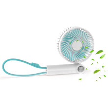 Portable Handheld Fan with Hand Strap Personal Hand Held Fan USB Rechargeable Operated Standable Pocket Desk Fan