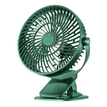 Clipventilator, 3 snelheden, kleine USB-ventilator met krachtige luchtstroom, clip- en bureauventilator - ultrastil voor kantoor, slaapkamer, school,