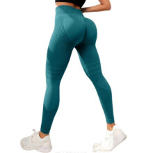 (L, Malachite Green) Luveon Leggings 3D, Slimmove Anti Cellulite High Waisted Compression Yoga Pants