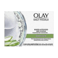 Olay Daily Gentle Clean 4-in-1 Water Activated Cleansing Cloths, 33 Ea