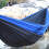 HAMDHBGS Hamacs doubles en nylon, bleu/gris 2