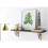 Gold Fan-Shaped Triangle Shelf Bracket Metal Floating Shelf Bracket, 2 Pack Wall 5