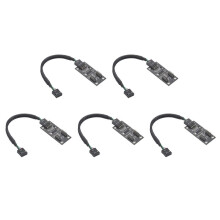 5X USB Hub USB Splitter USB2.0 9Pin to Dual 9Pin Hub Adapter Riser Motherboard USB 9Pin Connector 1 to 2 Extension Cable