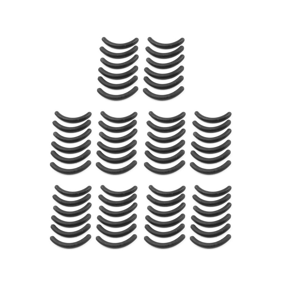 Bobotron 60 Pcs Black Rubber Makeup Tool Eyelash Curler Replacement Pads For Lady