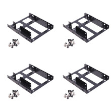 4X Double Layer SSD Metallrahmen 2,5 Bis 3,5 Interne Montage Computer SSD Festplatte Dual Desktop Converter Adapterhalterung