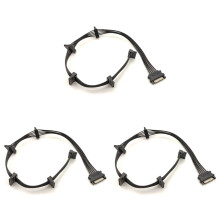 3X 15Pin Power Supply Splitter Cable Hard Drive 1 Male to 5 Female Extension Power Cord for DIY PC Sever