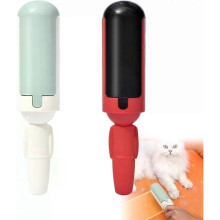 Pack of 2 lint rollers for pet hair: reusable pet hair remover lint roller for