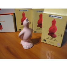 Le Creuset Limited Edition 3 1/2" Pie Bird baktrechter / Chiffon Roze