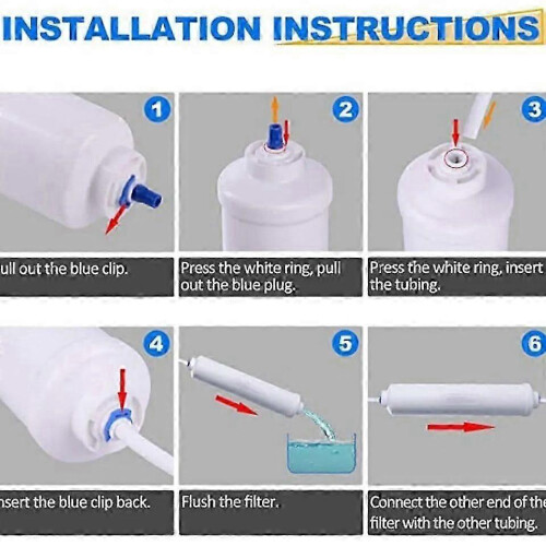 (2pc) For DA29-10105J refrigerator water filter element 1
