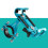 Βάση στήριξης τιμονιού Pnellth από κράμα αλουμινίου με περιστροφή 360 μοιρών για 7