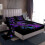 (152*203*46cm, shape 13) Gothic Skull Sheets Red and Black Skull Sheet Set 1