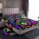 (137*190*36cm, shape 16) Gothic Skull Sheets Red and Black Skull Sheet Set 1