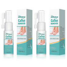 (2pcs) Professional Callus Remover Foot Spray - Natural Foot Care for Cracked Heels, Softens Dead Skin and Calluses, Safe for All Skin Types