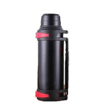 (1600ml, black) 1200-3000ML Large Thermos Bottle Vacuum Flasks Stainless Steel Insulated Water Thermal Cup With Strap 48 Hours Insalation