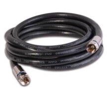 01672 - CABLE DE VÍDEO RG6U FM/M25FT NEGRO 3000MHZ FT4