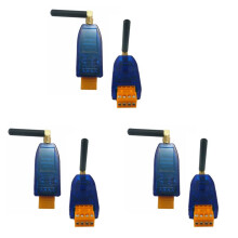 6Pcs RS485 Wireless Transceiver 20DBM 433Mhz Transmitter and Receiver VHF/UHF Radio Modem for Meter PTZ Camera