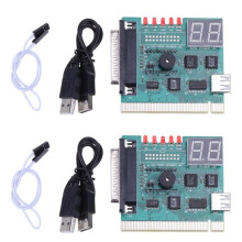 2X POST Karte Des USB PCI PC Motherboard Diagnose Analysator mit Zweistelliger Fehler Code Anzeige für Laptop PC Test und Analyse