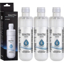 3 Pack LG LT1000P ADQ747935 Replacement Refrigerator Water Filters for Clean Drinking Water