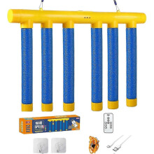 (A) Reflex Challenge Game, Drop Sticks Game, Hand Eye Coordination Reaction Training Toy, 3 Adjustable Speed, With Remote Control