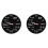 2X Math Wall Clock , Math Formulas Clock Quiz Clock in Black And White Unique Math Equation Clock for Home, Office 1