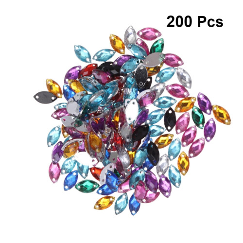 Eease Sew On Rhinestone Drop Shape Gems για χειροτεχνίες 1